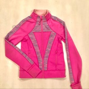 Ivivva zip up jacket girls size 8 pink